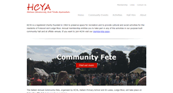 Desktop Screenshot of hcya.org.uk