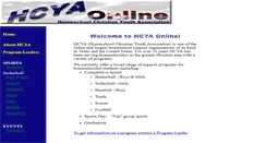 Desktop Screenshot of hcya.org